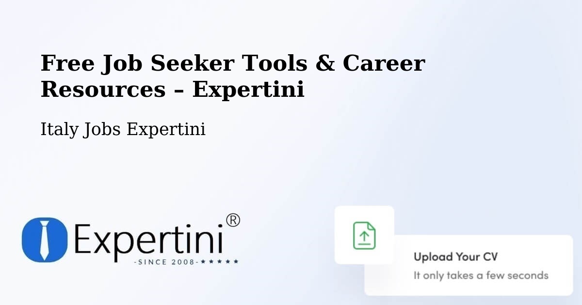 Free Job Seeker Tools & Career Resources – Corsico - Corsico, Italy Jobs Expertini