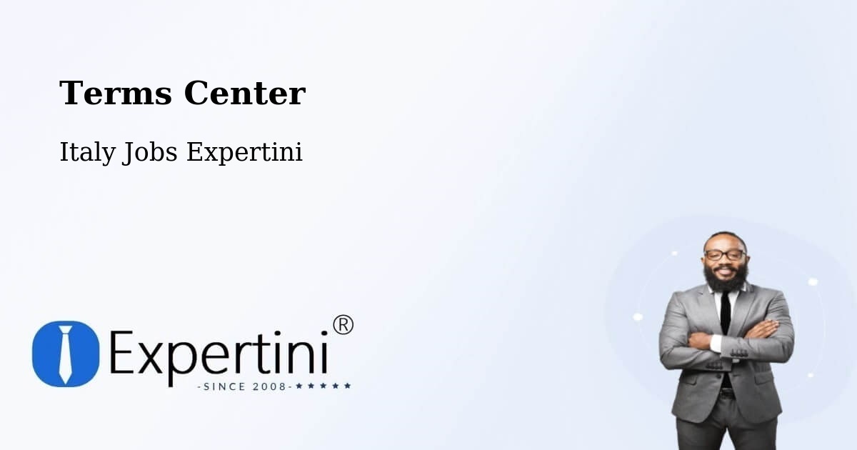 Terms of Service – Corsico - Italy Jobs Expertini